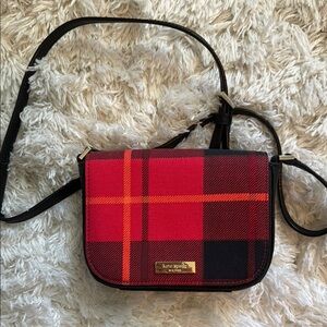 Kate Spade Red and Black Crossbody Bag